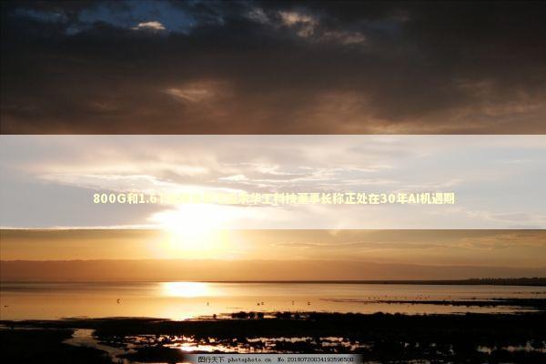 800G和1.6T光模块供不应求华工科技董事长称正处在30年AI机遇期