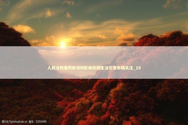 人民法院案例库如何影响你我生活引发市场关注_10